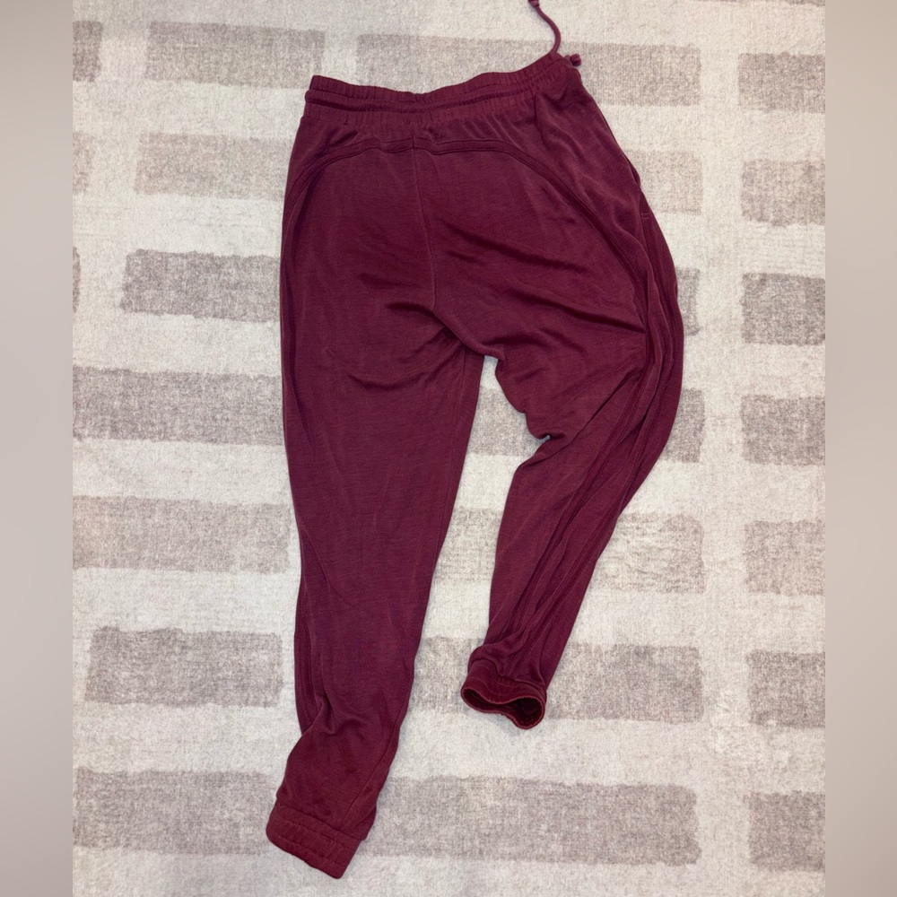Maroon Free People Sweatpants